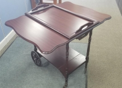 Great Grandma’s Tea Cart After Restoration in Illinois