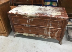 Hope Chest Before Restoration in West Chicago, IL