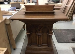 Vintage Church Furniture Restored in West Chicago, IL