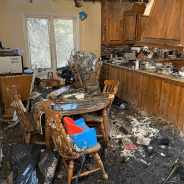 Furniture Medic by MasterCare Experts Restores Fire Damaged Wood Furniture