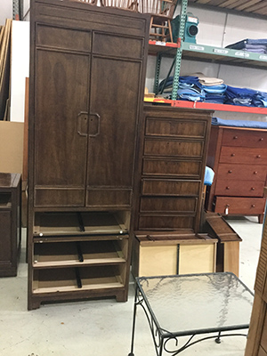 Bedroom Dresser Set Before Restoration in Geneva and St. Charles, IL