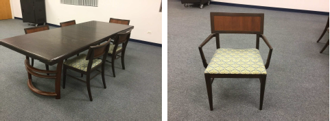 Custom-Finished-Mahogany-Table-and-Chairs