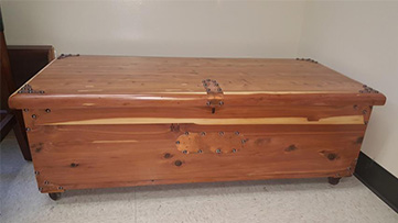 Hope Chest After Restoration in West Chicago, IL