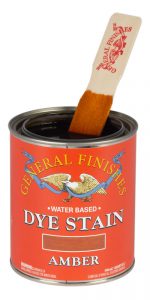 Water Base Dye Stain Amber General Finishes