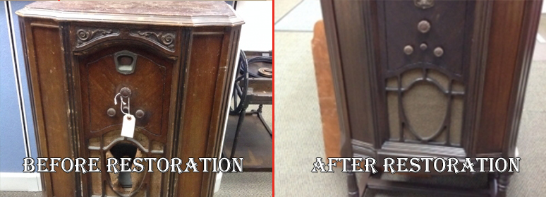 Rustic Wood Furniture - Before and After Restoration